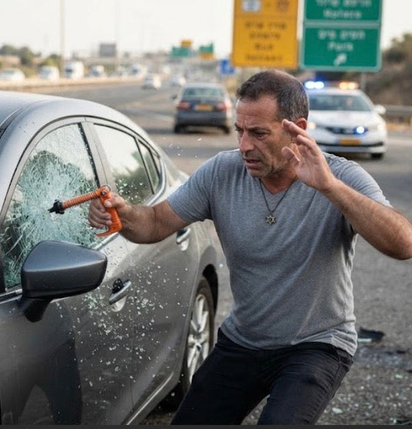 מנפץ שמשות וחותך חגורות: כלי החירום הקטן שיכול להציל חיים