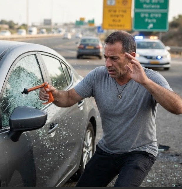 מנפץ שמשות וחותך חגורות: כלי החירום הקטן שיכול להציל חיים