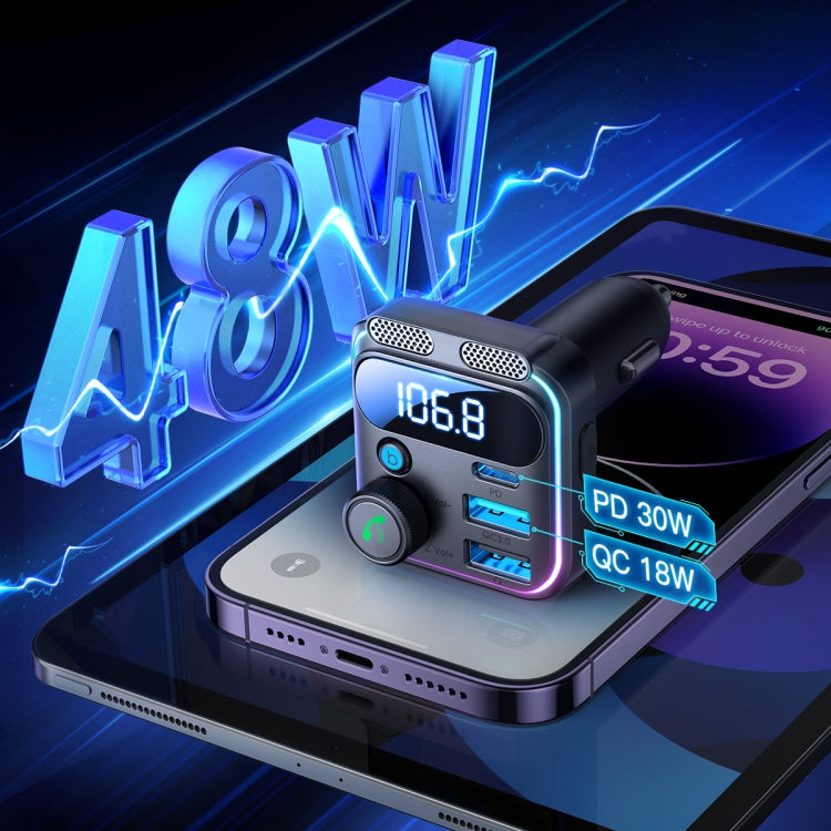 משדר FM עם מטען 48W