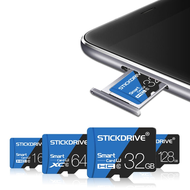 STICKDRIVE 128GB High Speed U3 Blue and Black TF Memory Card, 128GB