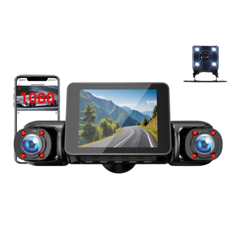 מצלמת דרך 1080P רב-עדשה עם Wi-Fi