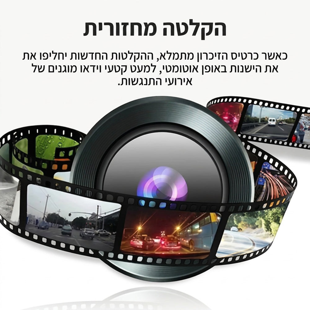 מצלמת דרך 1080P רב-עדשה עם Wi-Fi