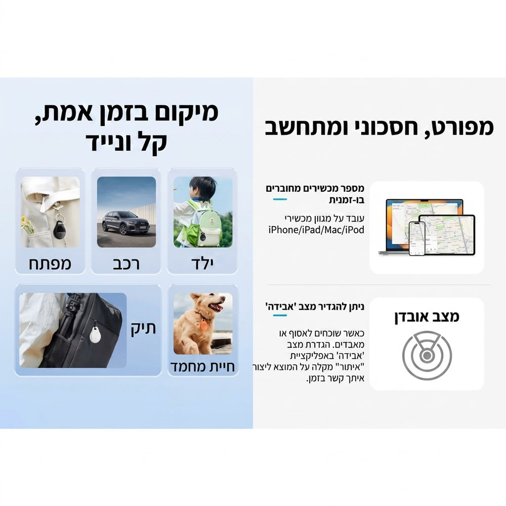 תג איתור לאייפון IP67