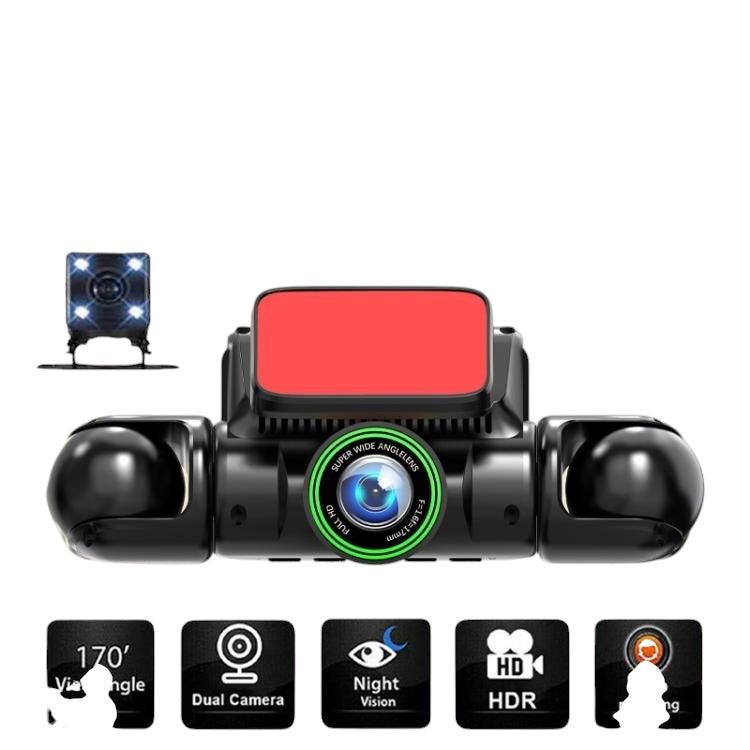 מצלמת דרך 1080P רב-עדשה עם Wi-Fi
