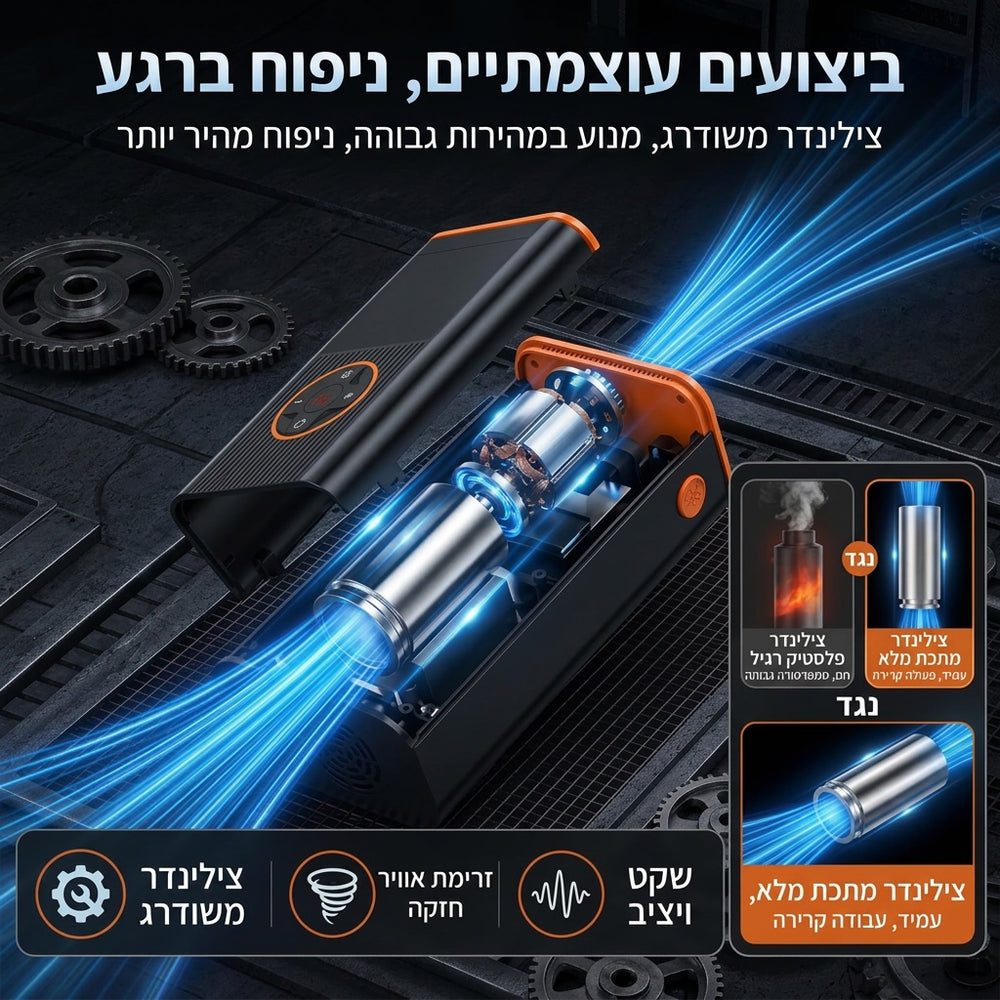 משאבת אוויר אלחוטית