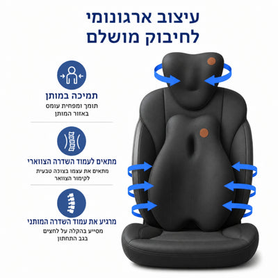 תומכים ארגונומים עם עיסוי